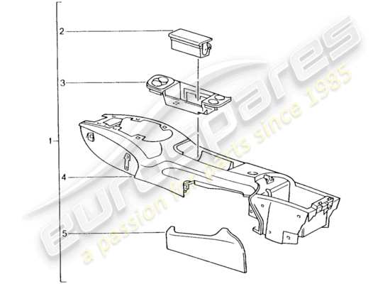 a part diagram from the Porsche Tequipment catalogue (2001) parts catalogue