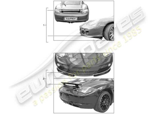 a part diagram from the Porsche Tequipment catalogue (2003) parts catalogue