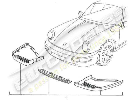 a part diagram from the Porsche Tequipment catalogue (2004) parts catalogue