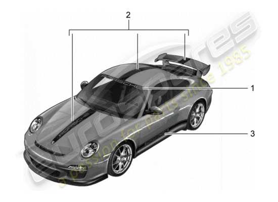 a part diagram from the Porsche Tequipment catalogue (2004) parts catalogue