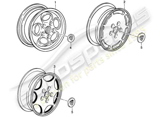 a part diagram from the Porsche Tequipment catalogue (2005) parts catalogue