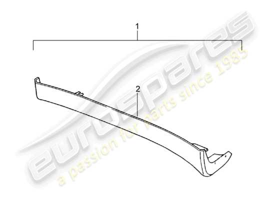 a part diagram from the Porsche Tequipment catalogue (2005) parts catalogue