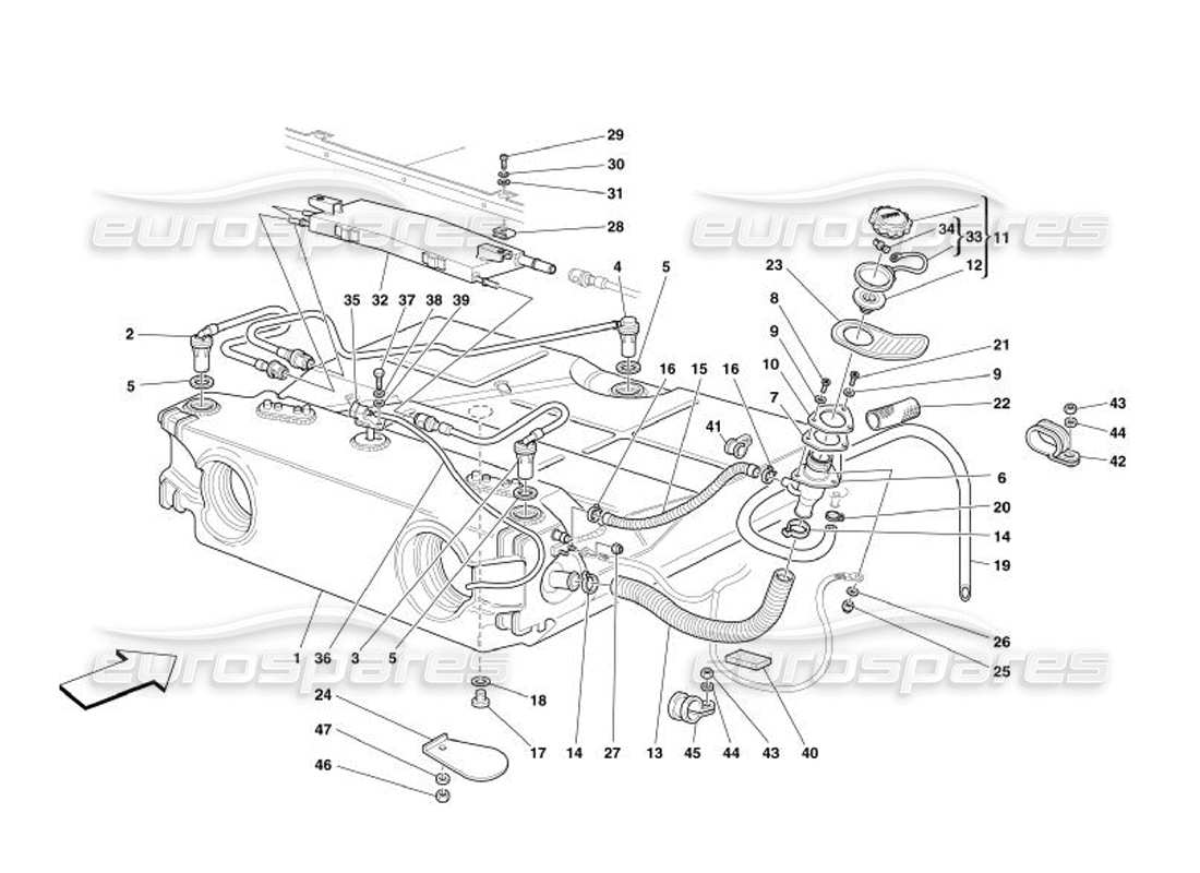 Part diagram containing part number 10977714