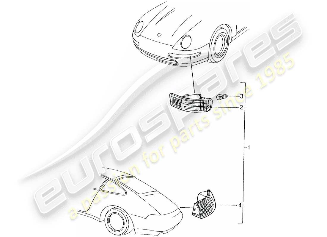 Porsche Tequipment catalogue (2006) turn signal Part Diagram