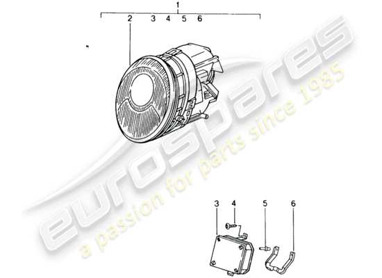a part diagram from the Porsche Tequipment catalogue (2011) parts catalogue