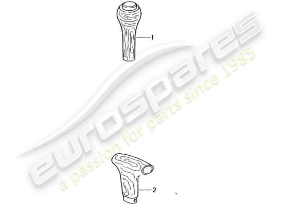 a part diagram from the Porsche Tequipment catalogue (2012) parts catalogue