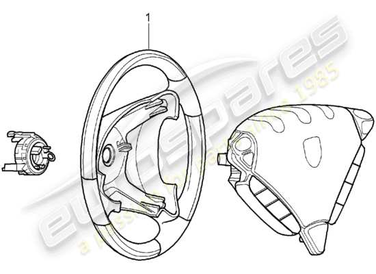 a part diagram from the Porsche Tequipment Cayenne (2003) parts catalogue