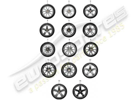 a part diagram from the Porsche Tequipment Cayenne parts catalogue