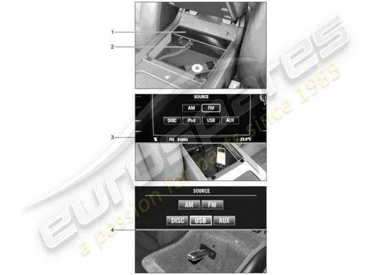 a part diagram from the Porsche Tequipment Cayenne (2003) parts catalogue