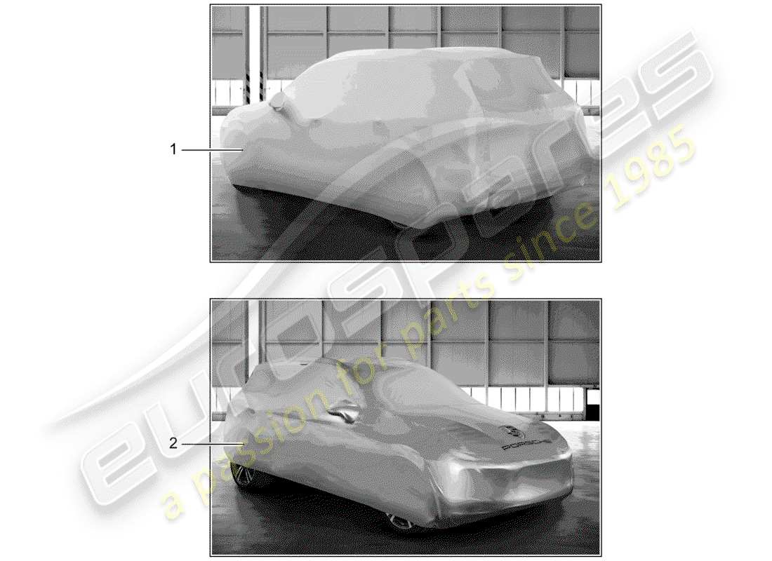 Porsche Tequipment Cayenne (2004) COVER Part Diagram