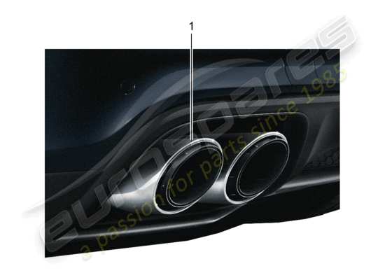 a part diagram from the Porsche Tequipment Cayenne (2004) parts catalogue