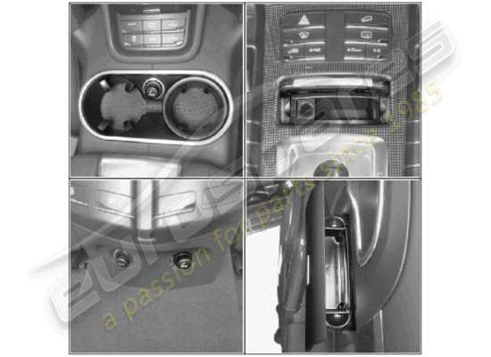 a part diagram from the Porsche Tequipment Cayenne (2004) parts catalogue