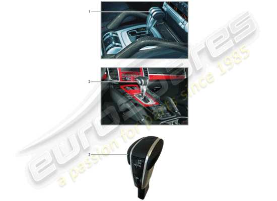 a part diagram from the Porsche Tequipment Cayenne (2005) parts catalogue