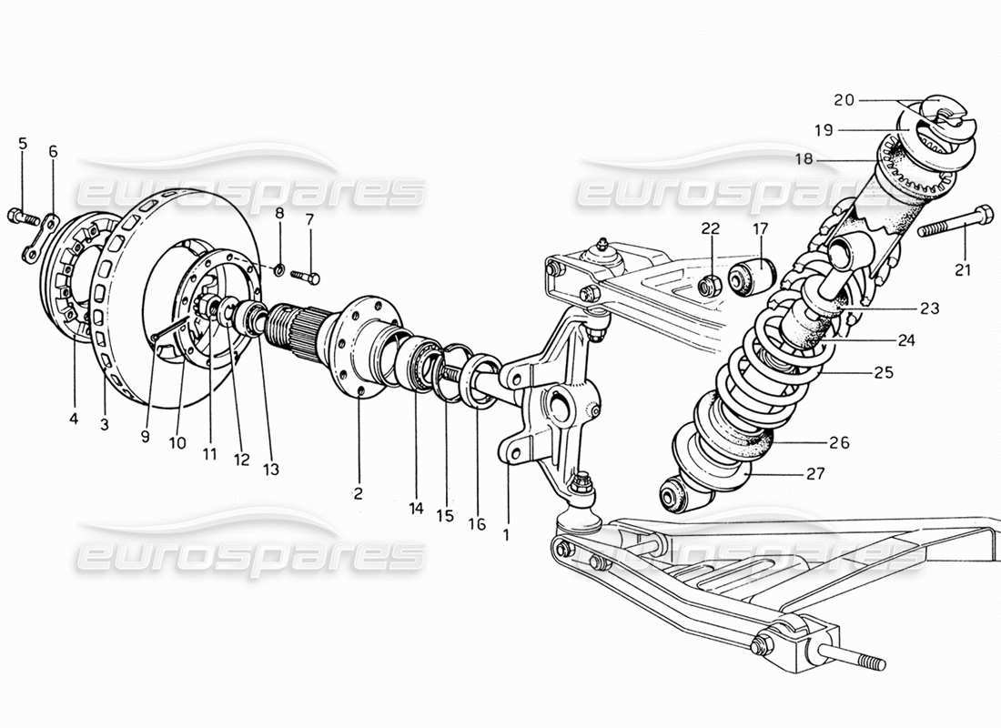 Part diagram containing part number M5x16UNI5738