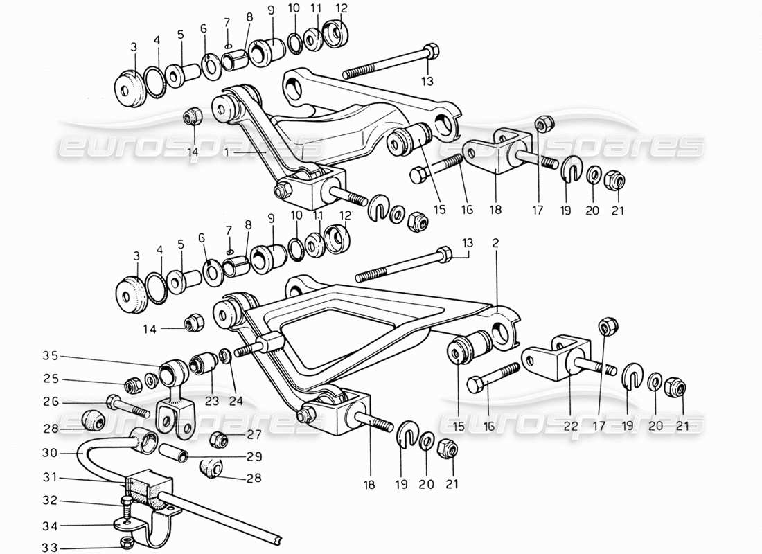 Part diagram containing part number M12x70-UNI 5738