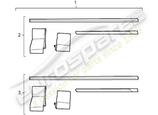 a part diagram from the Porsche Tequipment Cayenne parts catalogue