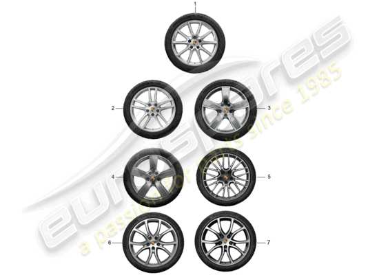 a part diagram from the Porsche Tequipment Cayenne (2007) parts catalogue