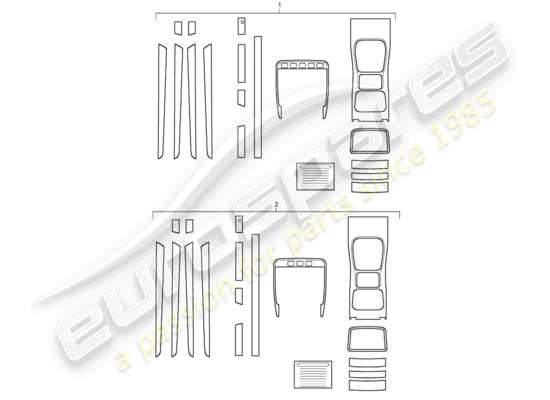 a part diagram from the Porsche Tequipment Cayenne parts catalogue