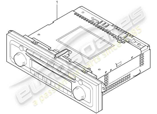 a part diagram from the Porsche Tequipment Cayenne parts catalogue