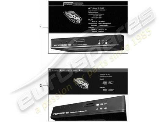 a part diagram from the Porsche Tequipment Cayenne (2007) parts catalogue