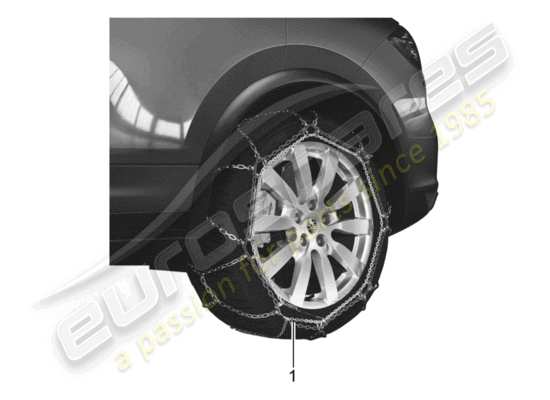 a part diagram from the Porsche Tequipment Cayenne (2010) parts catalogue