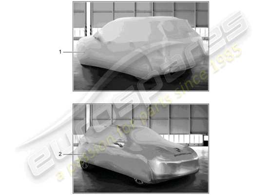 a part diagram from the Porsche Tequipment Cayenne parts catalogue