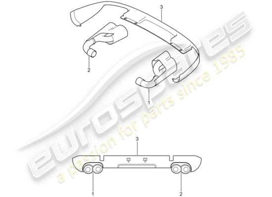 a part diagram from the Porsche Tequipment Cayenne parts catalogue