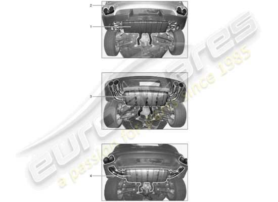 a part diagram from the Porsche Tequipment Cayenne (2011) parts catalogue