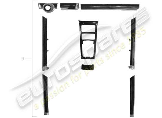 a part diagram from the Porsche Tequipment Cayenne parts catalogue