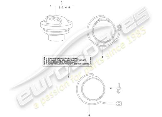 a part diagram from the Porsche Tequipment Cayenne parts catalogue