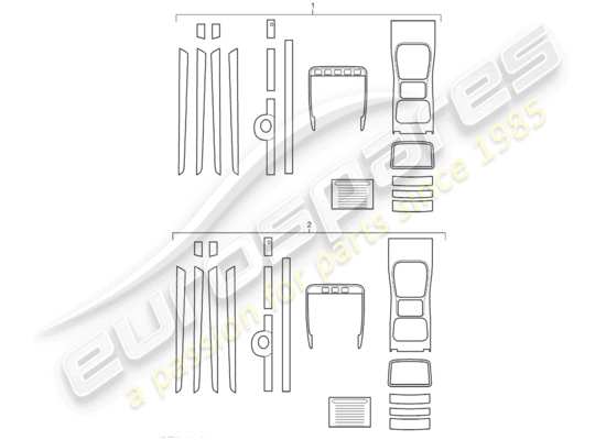 a part diagram from the Porsche Tequipment Cayenne parts catalogue