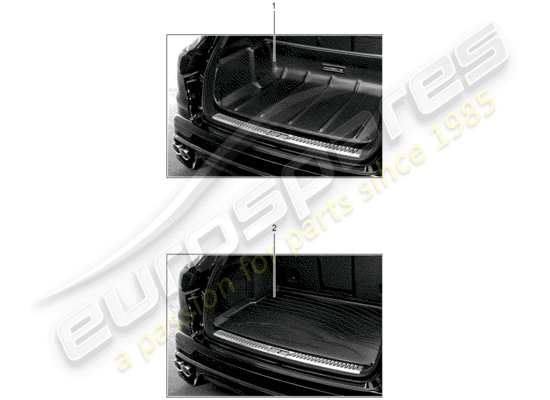 a part diagram from the Porsche Tequipment Cayenne (2013) parts catalogue