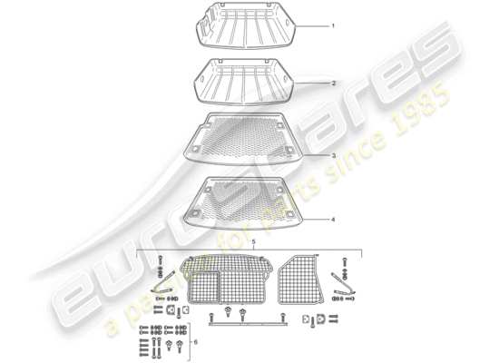 a part diagram from the Porsche Tequipment Cayenne (2014) parts catalogue