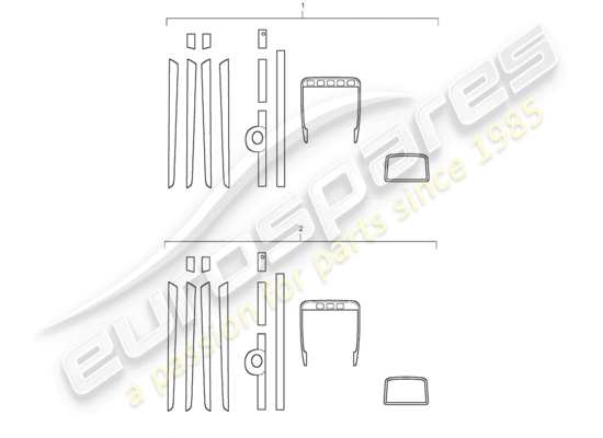 a part diagram from the Porsche Tequipment Cayenne parts catalogue