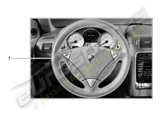 a part diagram from the Porsche Tequipment Cayenne parts catalogue