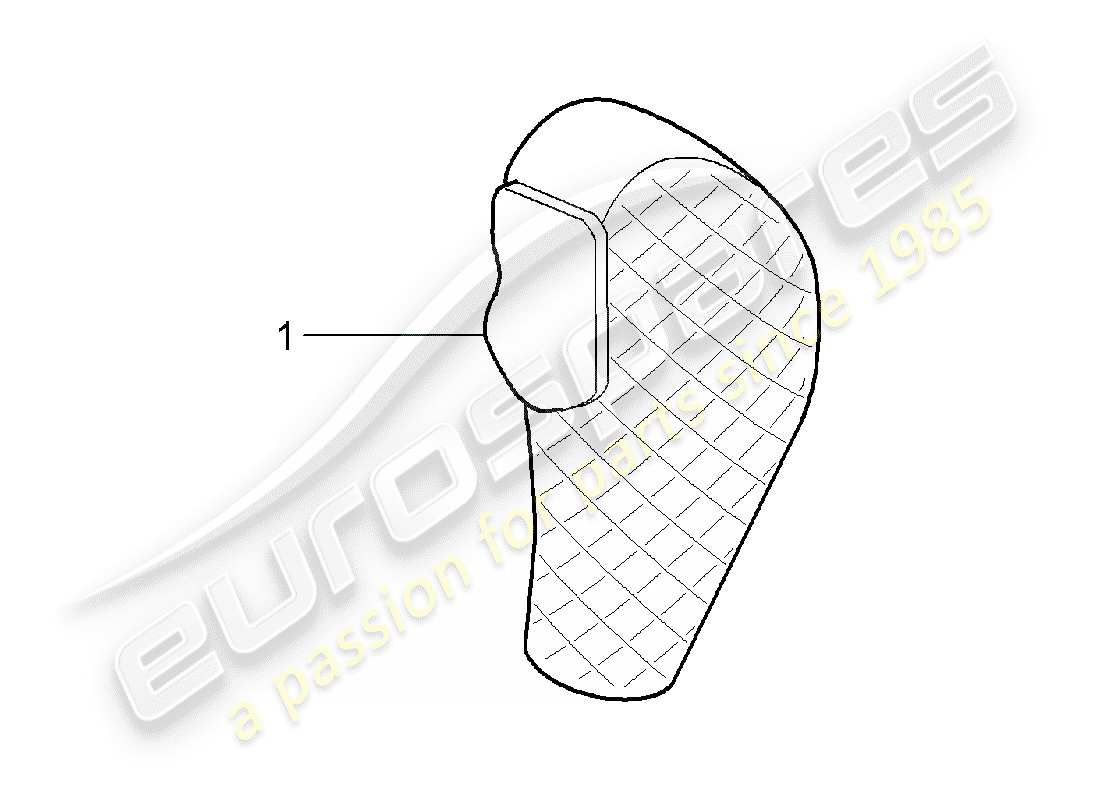 Porsche Tequipment Cayenne (2017) selector lever Part Diagram