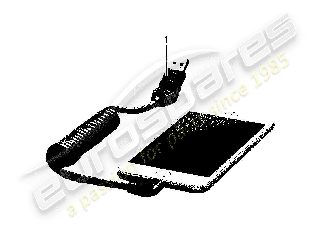 Porsche Tequipment Cayenne (2017) charging cable Part Diagram