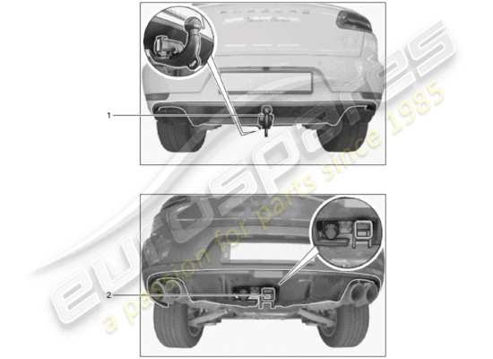 a part diagram from the Porsche Tequipment Macan (2014) parts catalogue