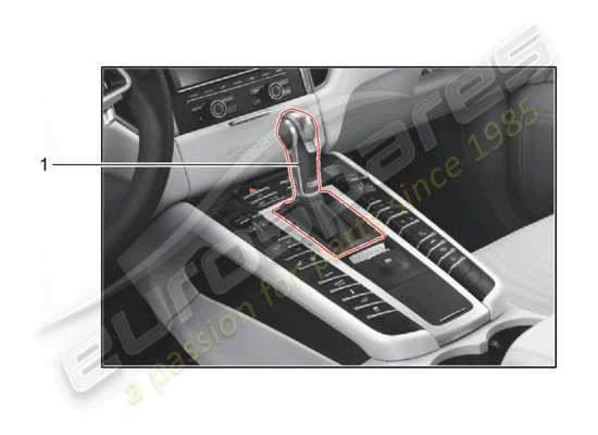 a part diagram from the Porsche Tequipment Macan parts catalogue