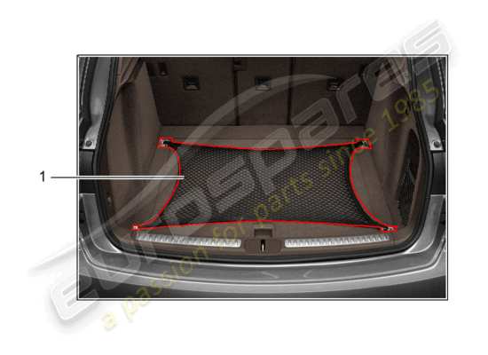 a part diagram from the Porsche Tequipment Macan parts catalogue