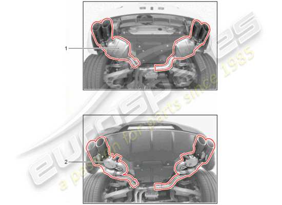 a part diagram from the Porsche Tequipment Macan parts catalogue