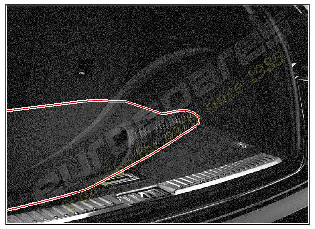 Porsche Tequipment Macan (2018) luggage compartment mat Part Diagram