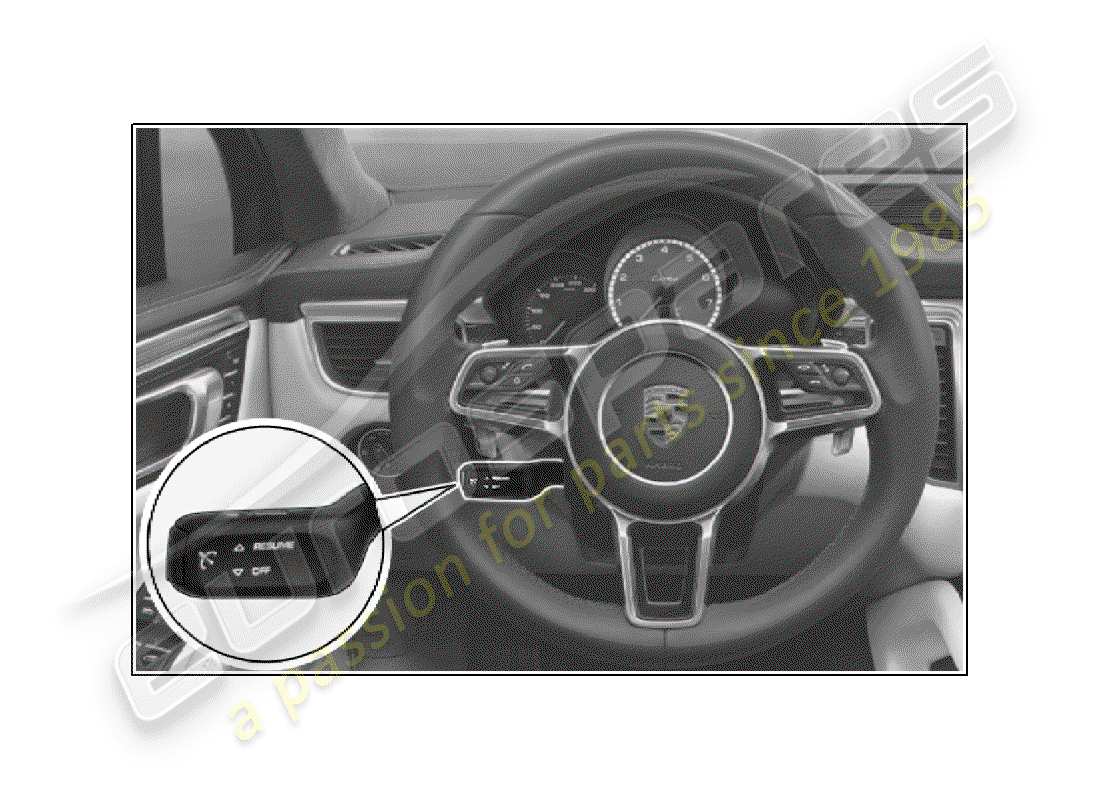 Porsche Tequipment Macan (2018) CRUISE CONTROL SYSTEM Part Diagram