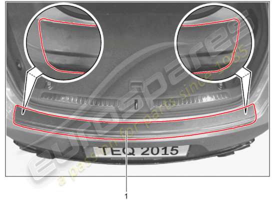 a part diagram from the Porsche Tequipment Macan parts catalogue