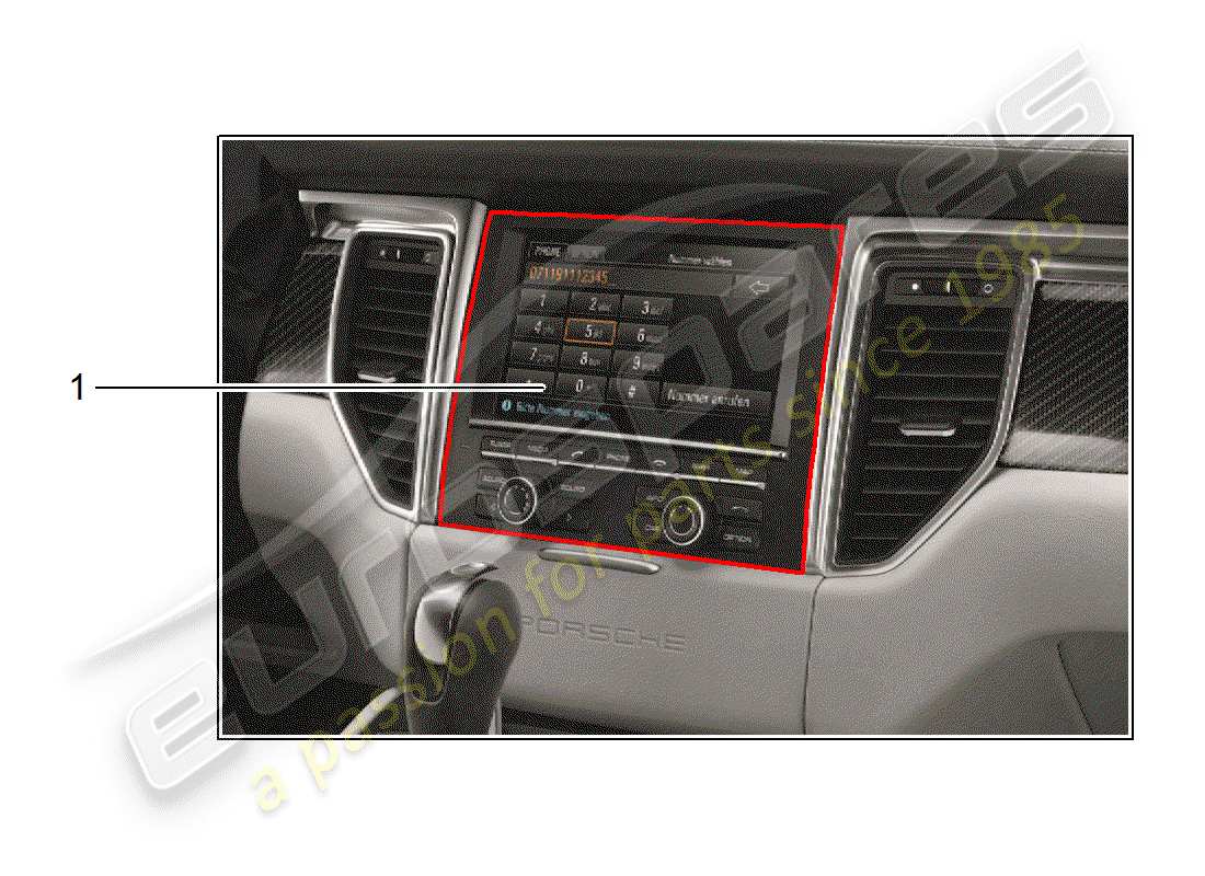 Porsche Tequipment Macan (2019) INSTALLATION KIT Part Diagram