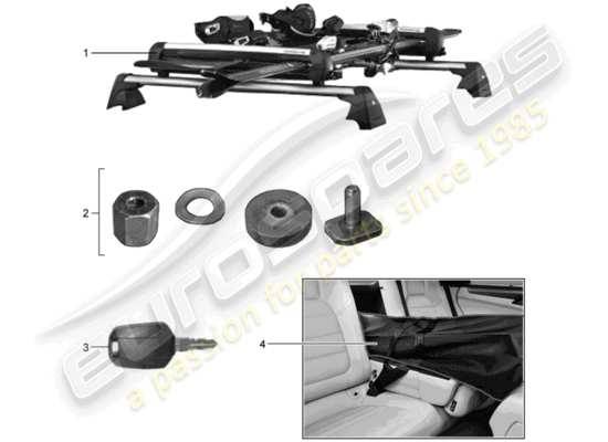 a part diagram from the Porsche Tequipment Macan parts catalogue