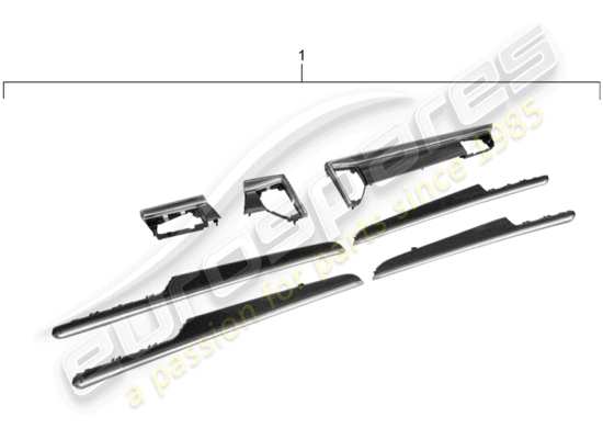 a part diagram from the Porsche Tequipment Macan parts catalogue