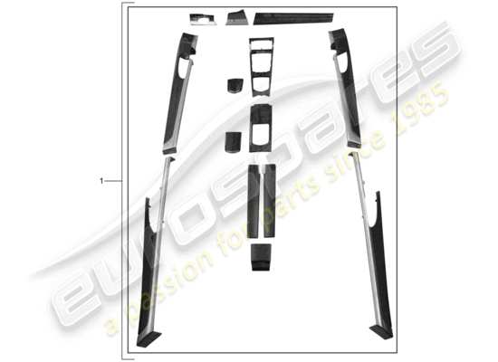 a part diagram from the Porsche Tequipment Panamera (2010) parts catalogue