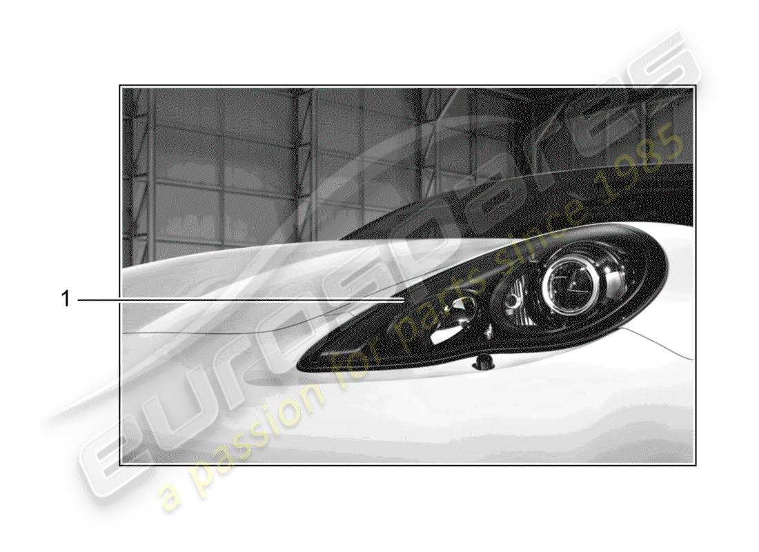 Porsche Tequipment Panamera (2011) LED HEADLIGHTS (PDLS), Part Diagram