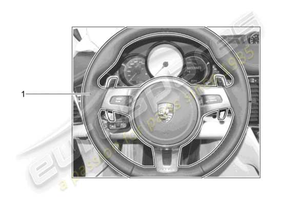 a part diagram from the Porsche Tequipment Panamera (2011) parts catalogue